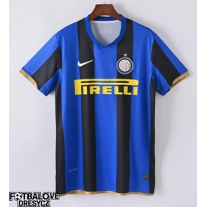 Inter Milan 2008-2009 Retro Domácí Dres Krátký Rukáv Inter Milan 2008-2009 Retro Domácí Dres Krátký Rukáv